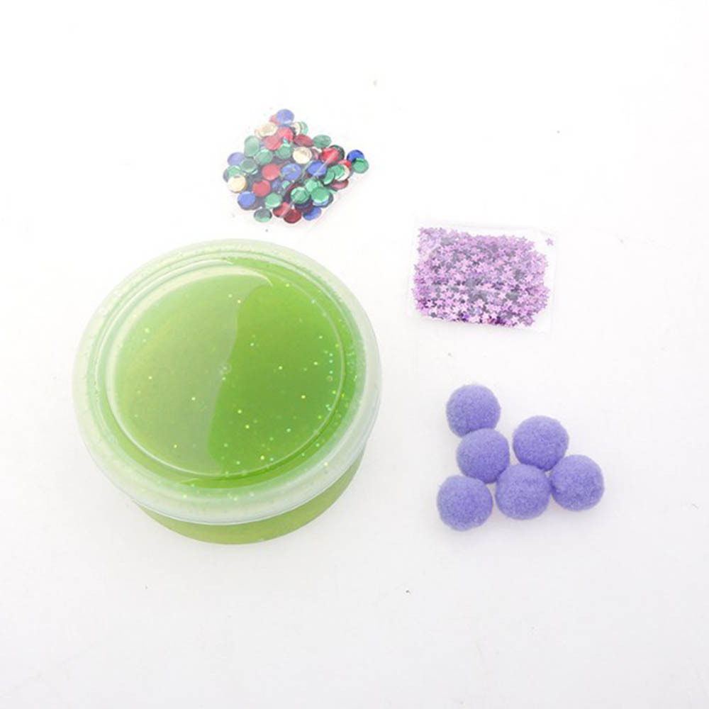 Mix  Create Your Own Pink Sparkly  Gooey, Putty, Slime with Sequin & Confetti Add Ins slime supplies kit