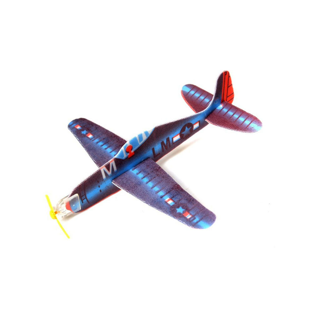 LZY640 DIY Hot Sale Flying Toys Hand Throwing Airplane Mold Toys Foam Plane For Educational Toy