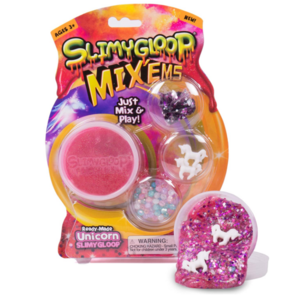 Mix  Create Your Own Pink Sparkly  Gooey, Putty, Slime with Sequin & Confetti Add Ins slime supplies kit