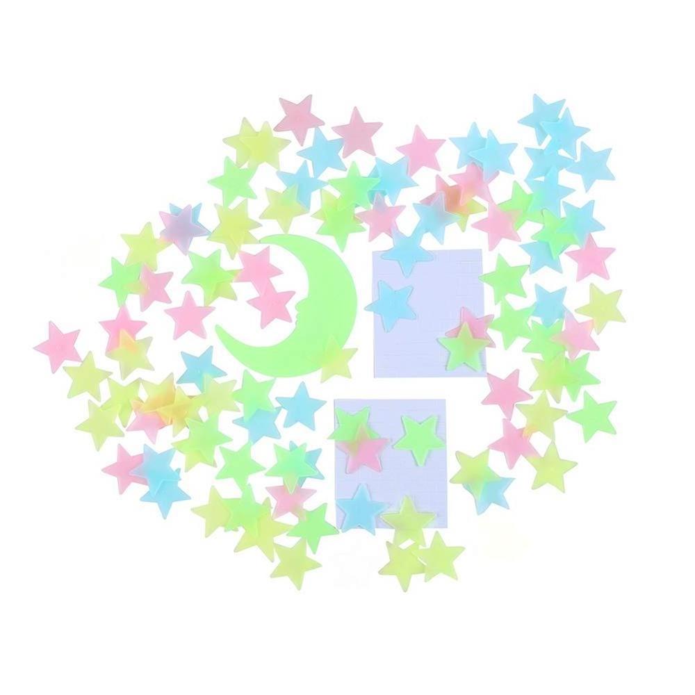 Wonder Stars Super Kit Glow In Dark Ceiling Star Stickers For Home Art Decor Ceiling Wall Decorate