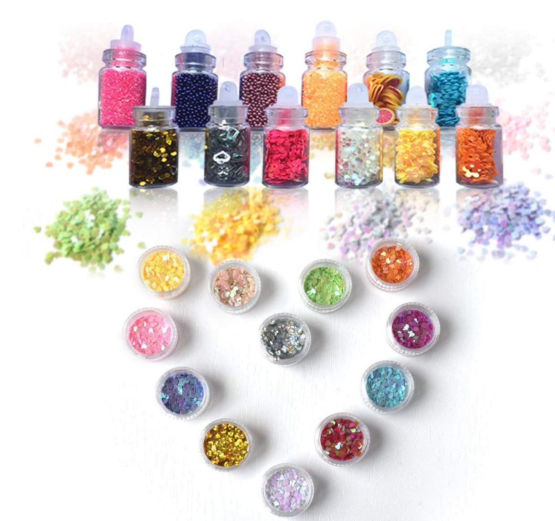 2021 Hot selling Making Kits Supplies For Slime Stuff Charm Fishbowl Beads Glitter Pearls DIY Handmade for Kids