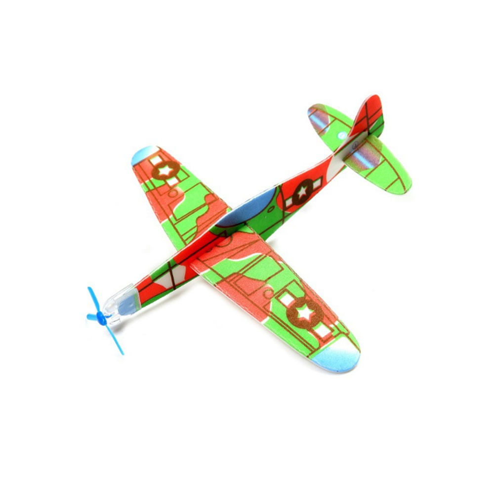 LZY640 DIY Hot Sale Flying Toys Hand Throwing Airplane Mold Toys Foam Plane For Educational Toy