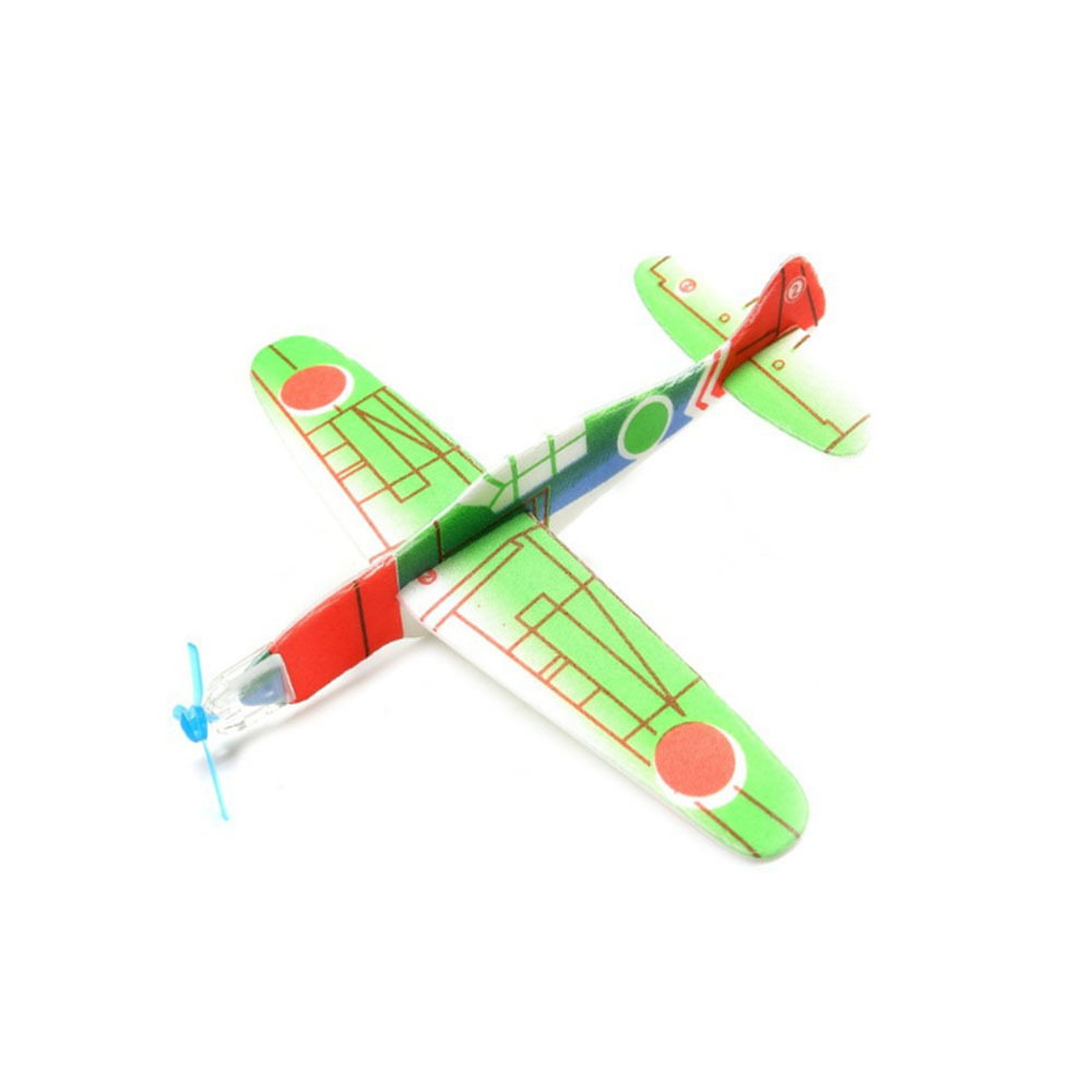 LZY640 DIY Hot Sale Flying Toys Hand Throwing Airplane Mold Toys Foam Plane For Educational Toy