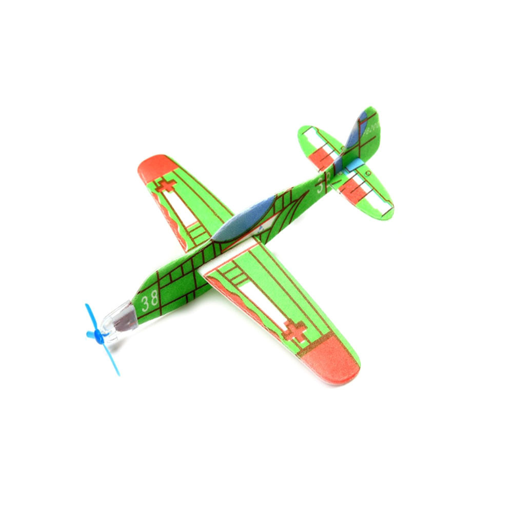 LZY640 DIY Hot Sale Flying Toys Hand Throwing Airplane Mold Toys Foam Plane For Educational Toy