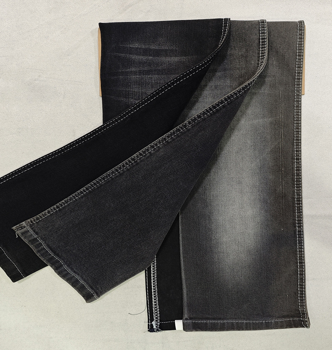 Wholesale High Quality Twill 100% Cotton Micro Elastic Force Denim Fabric