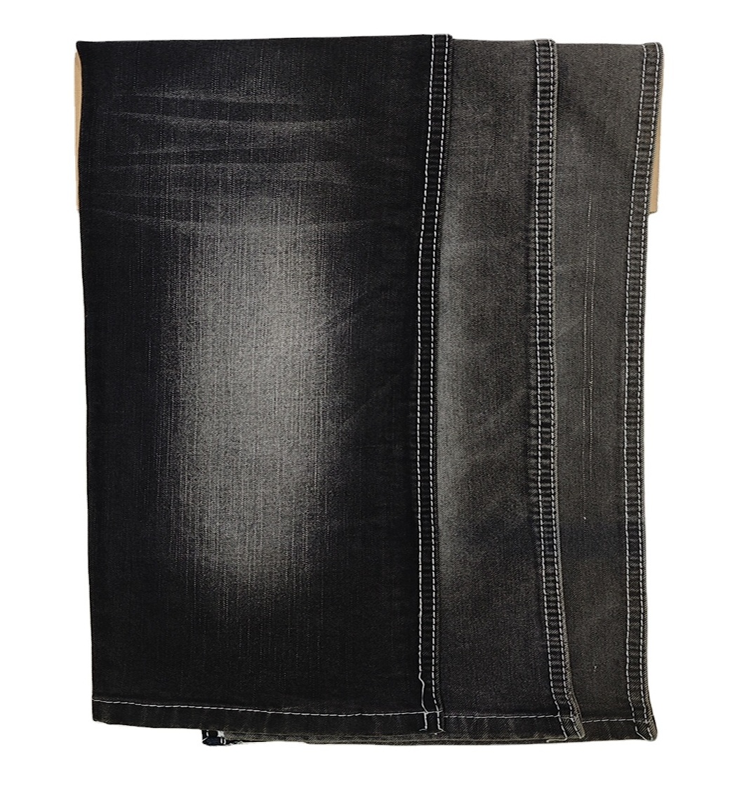 Wholesale High Quality Twill 100% Cotton Micro Elastic Force Denim Fabric