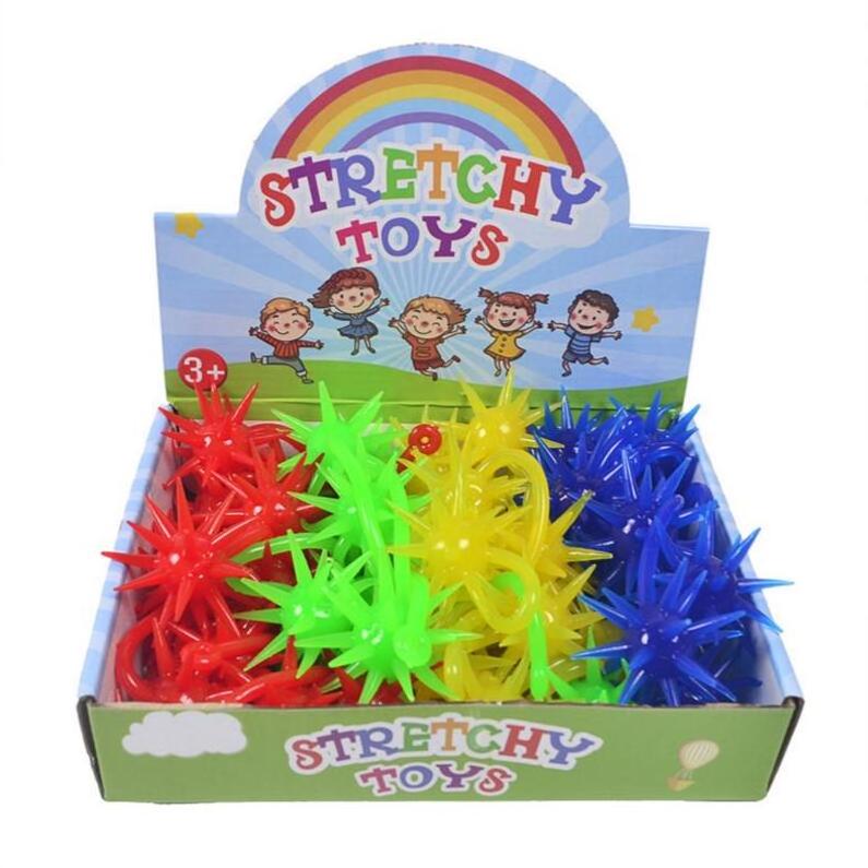 ZQX347 Kids Stretchable Elastic Sticky Hammer Hands Wall Toys Sticky Toy