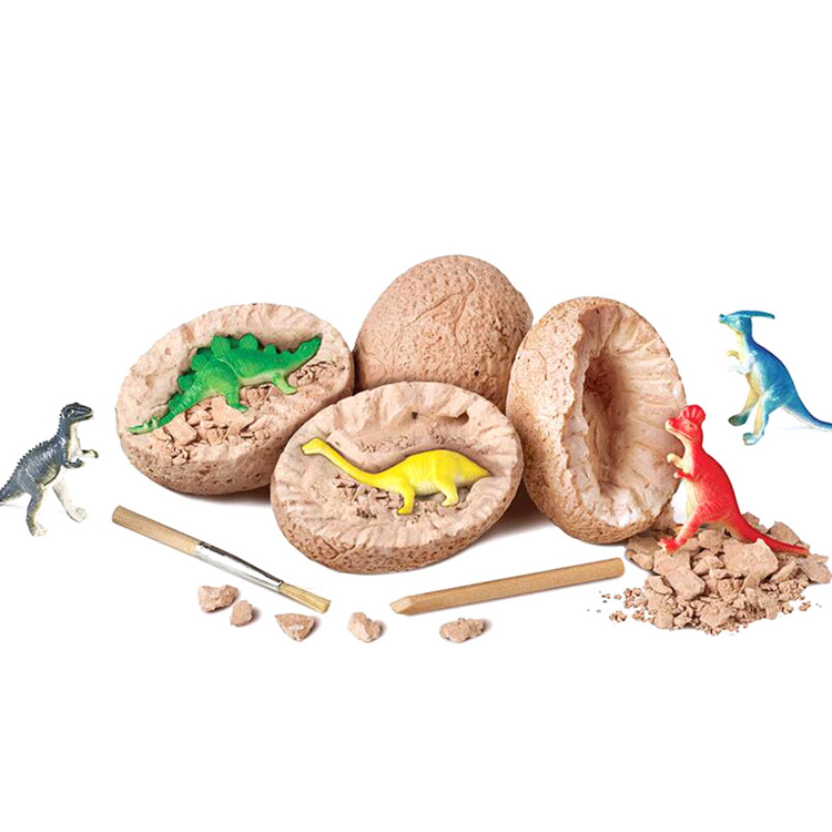 CY286 Toys Dig Dinosaur Fossil Toy Set Excavation Dino Egg Dig Kit