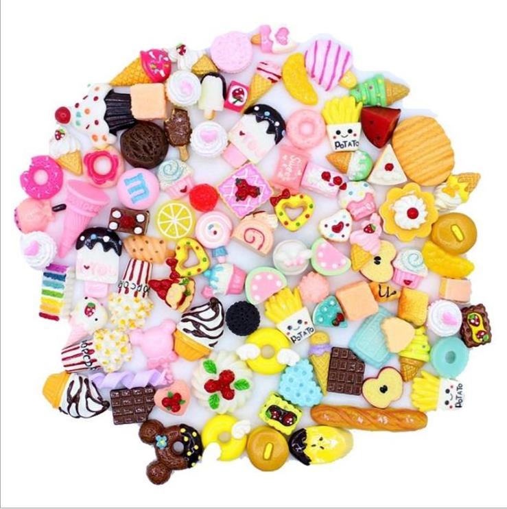 JQ0081 Various Design 30pcs Slime Accessories Lucky Bag Jewelry Children's Blind Bag DIY Material