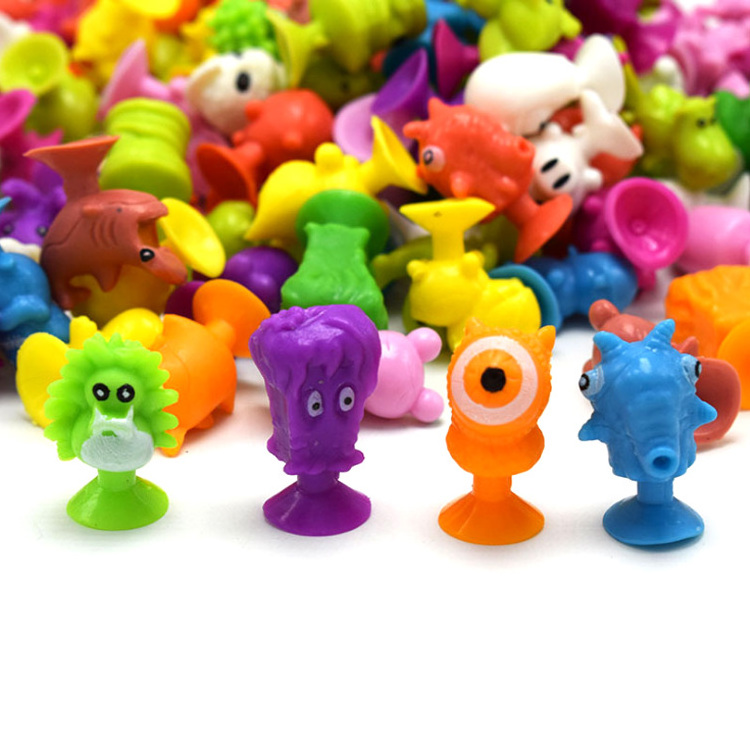 Mould Injection Plastic Mini Little Monsters Silicone Sucker Mini Animal Toy Empty Capsule Stikeez Toy