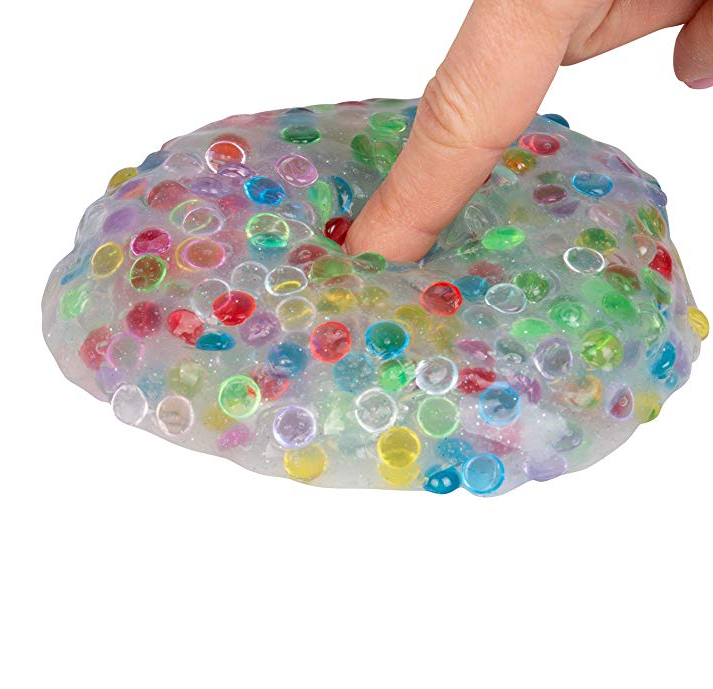 ZF94 diy slime kit Mixed Color Fishbowl crystal bead slime flat plastic beads DIY Making Crafts plastic pearl for kids