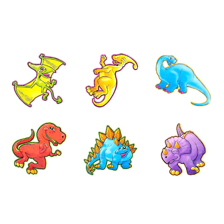 CY250  Kids Cartoon Dinosaur Animal Self Inking Stamp Small Plastic Promotion Toys Stamp Set For Teacher Kids