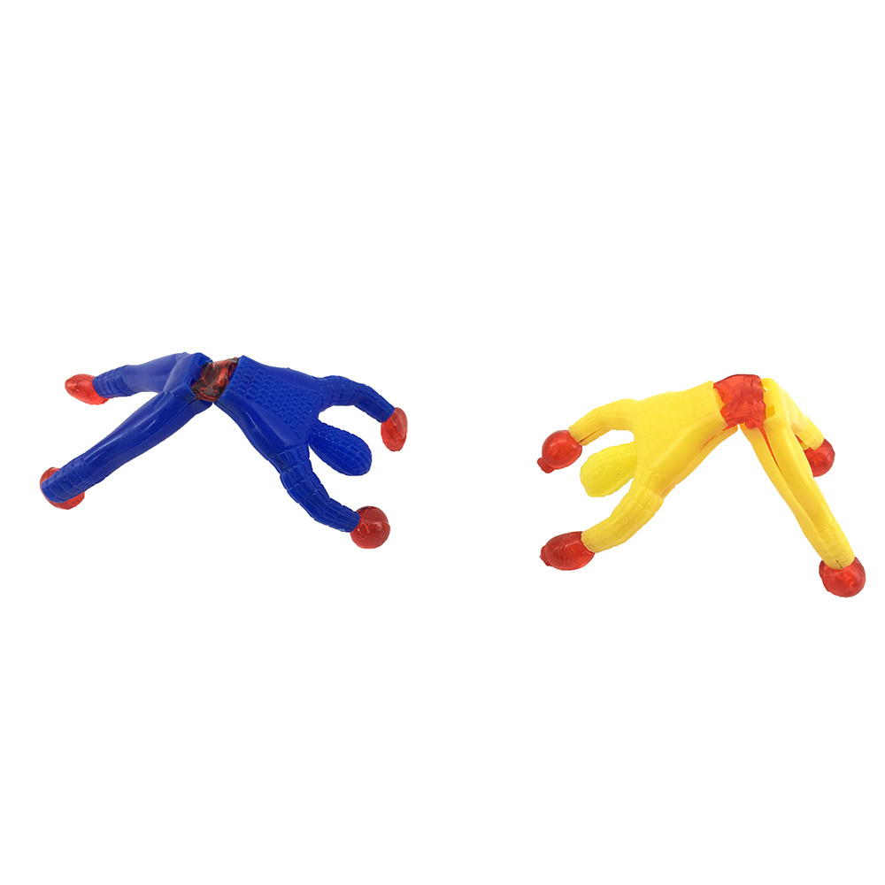 BL054 Hot Selling Lightweight Sticky Wall Toys TPR Toy Material Plastic Men Shape Sticky Toys