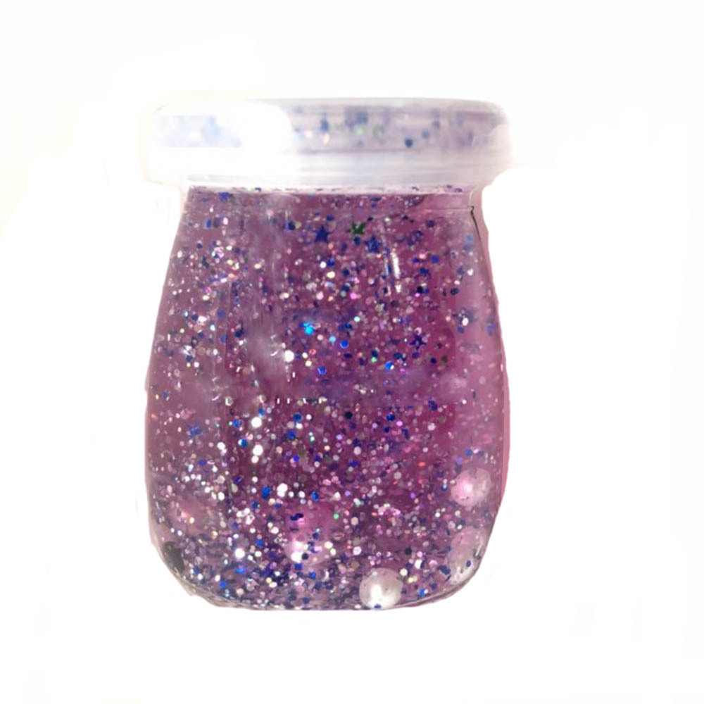 W070 Galaxy Slime Starry Sky Color Clear Slime Bounce Crystal Clay Glitter Slime