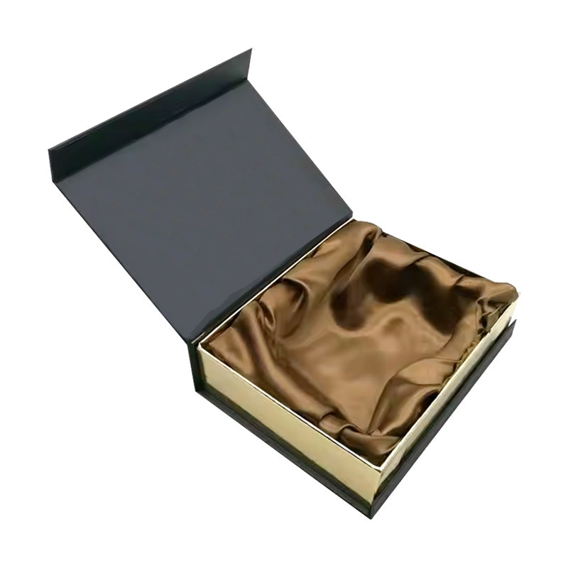 Custom color magnetic luxury premium folding collapsible gift boxes wholesale hair packaging foldable wig box