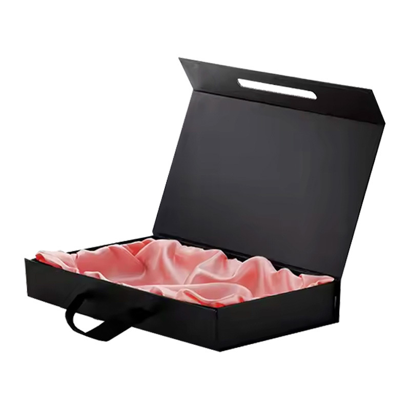 Custom color magnetic luxury premium folding collapsible gift boxes wholesale hair packaging foldable wig box