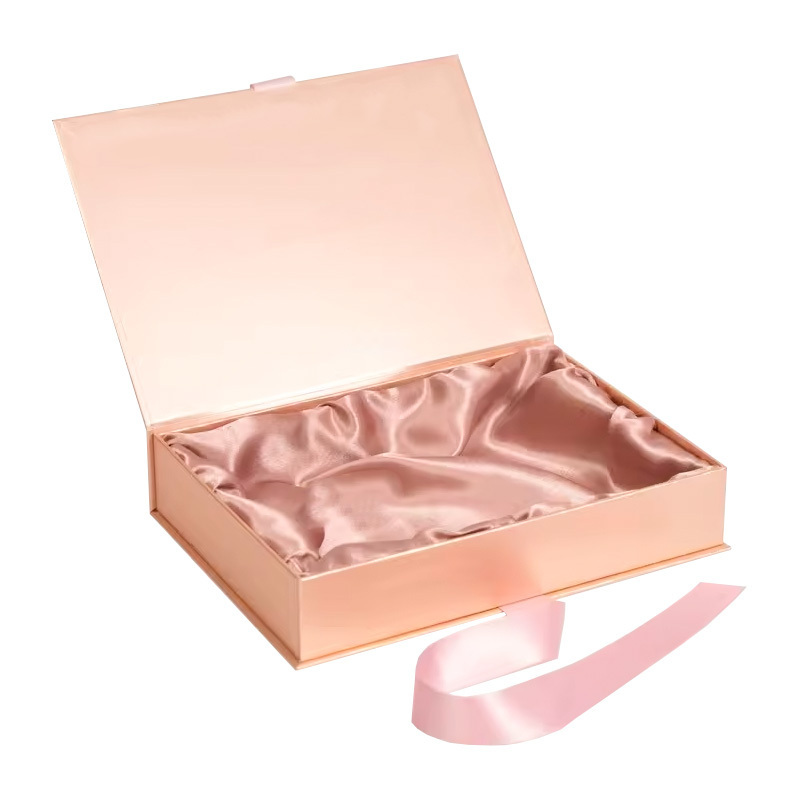 Custom color magnetic luxury premium folding collapsible gift boxes wholesale hair packaging foldable wig box