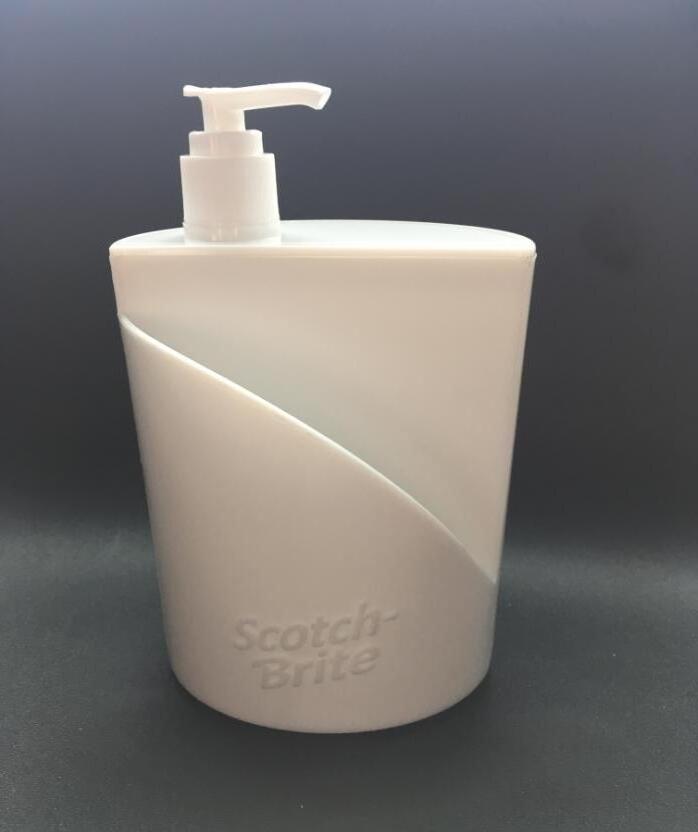 Multifunction Custom color PP Hand Liquid Lotion Soap Dispenser With Sponge Holder