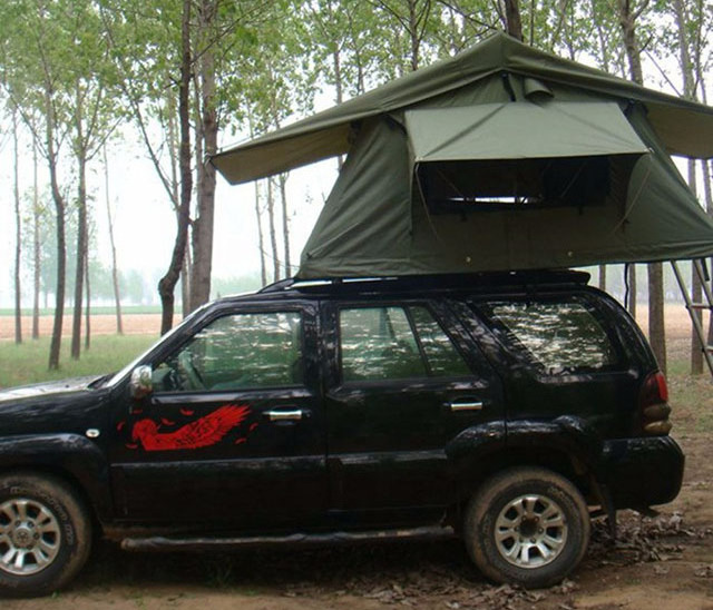 Uptop Portable Aluminium Camping Trailer Tent for Car