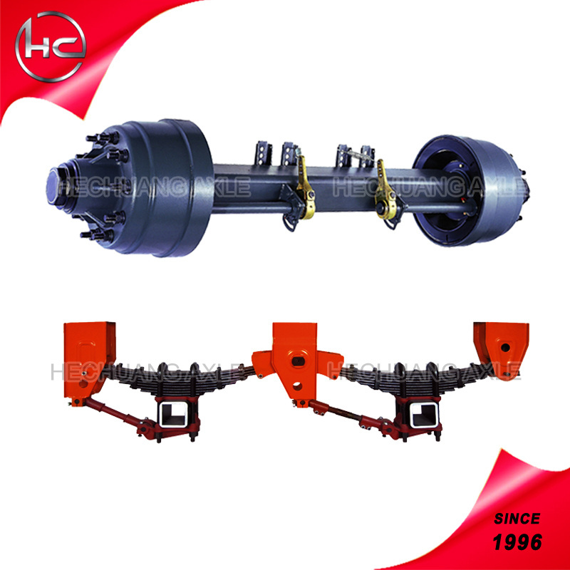 Disc type axle with square axle tube