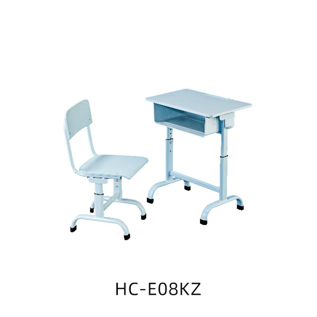 Classroom Furniture Single Student Desk and Chair for Primary School Study Table with Chairs