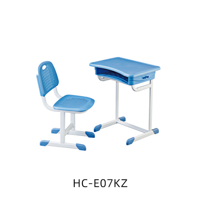 Classroom Furniture Single Student Desk and Chair for Primary School Study Table with Chairs