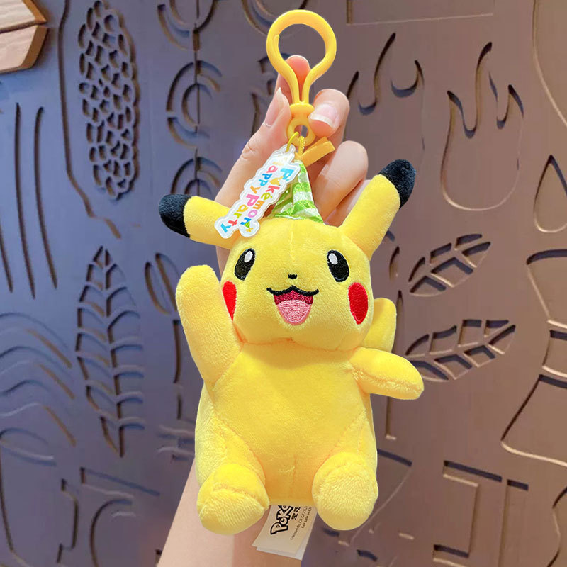 HECION Factory Plush 8 inch 20cm Mini Backpack Push Toy Pikachu Gift Stuffed Toy Soft Plush Doll 20cm