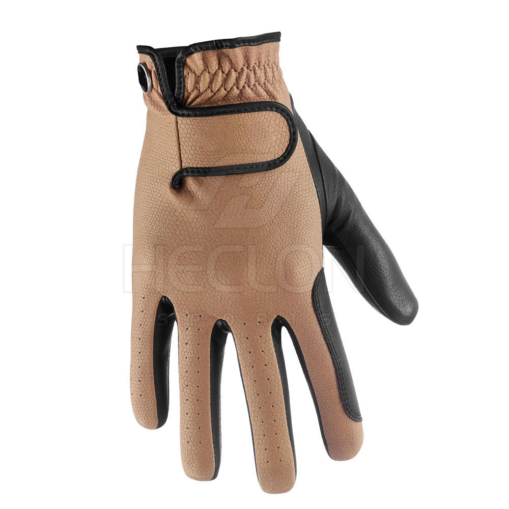 OEM Top Quality Leather Horse Riding Gloves Comfortable Equestrian Gloves For Men Women