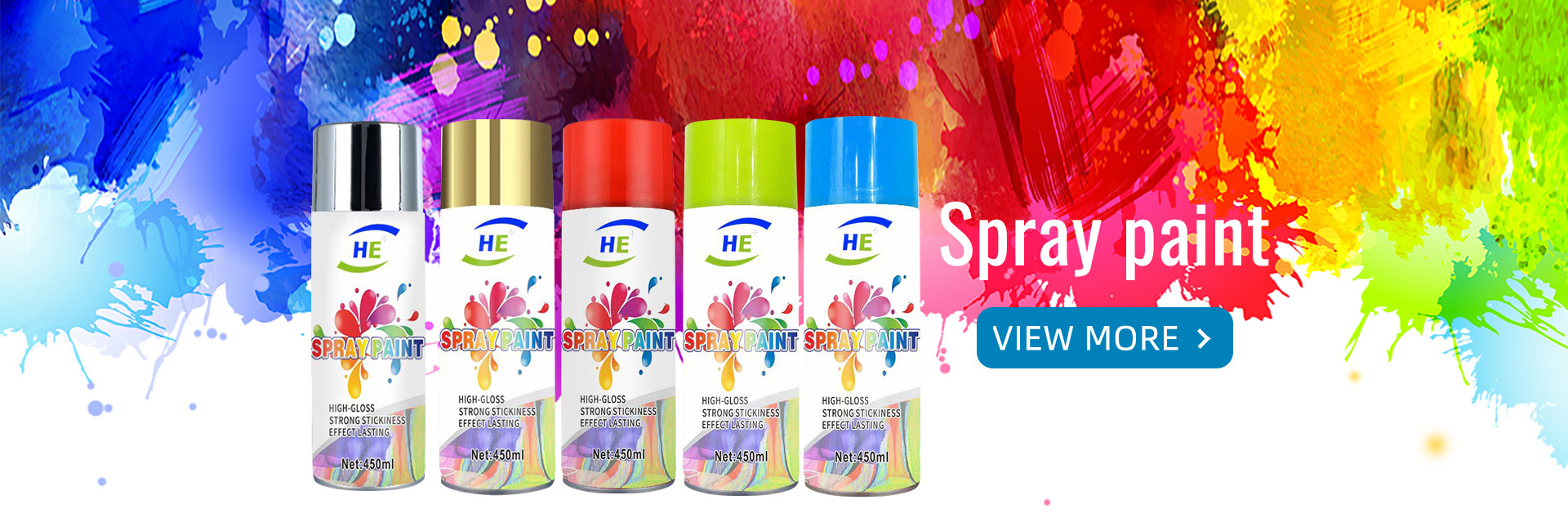 Wholesale 450ml High Quality Aerosol Spray Paint OEM For Multi Purpose Color Paints