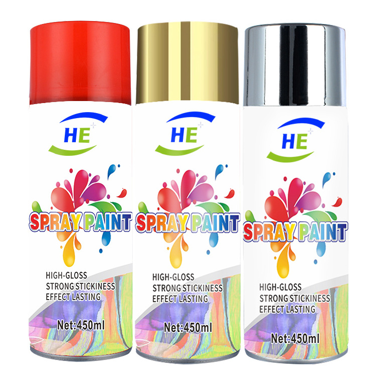 Wholesale 450ml High Quality Aerosol Spray Paint OEM For Multi Purpose Color Paints