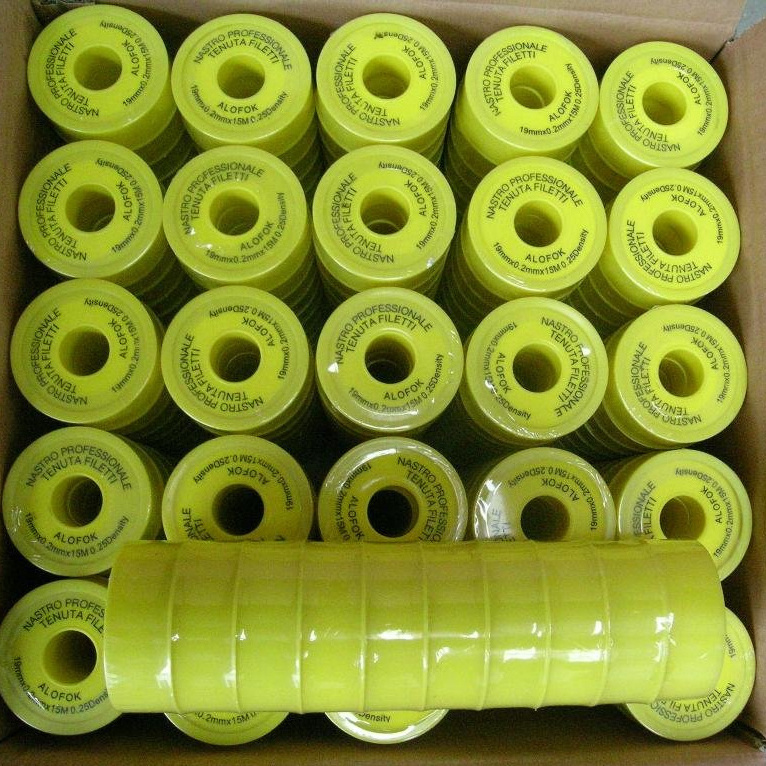 pipe thread seal tape 100% PTFE used for water gas oil plumbing