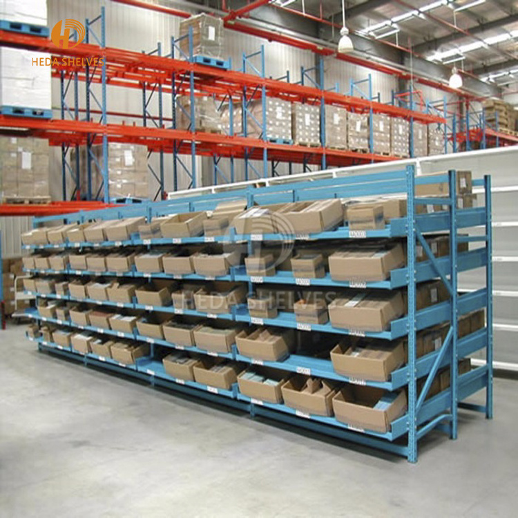 Metal Storage Complete Shelving System with Large Parts Bins