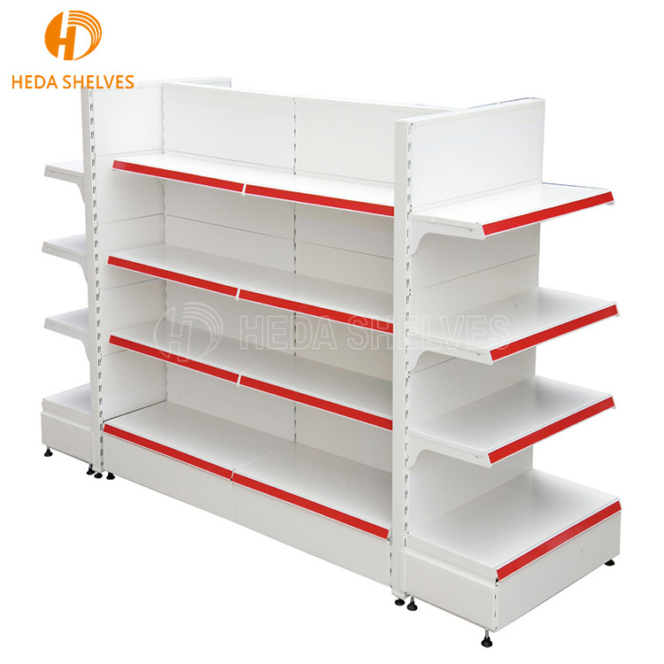 Heda Fashionable Supermarket Shelving Gondola Supermarket Rack Super Market Shelves