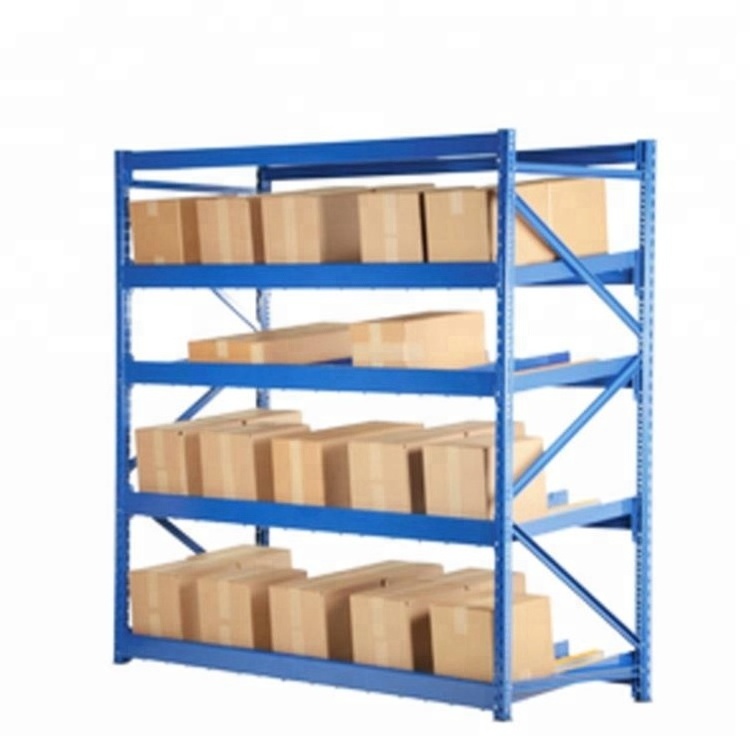 Steel box beam double deep pallet racking for warehouse