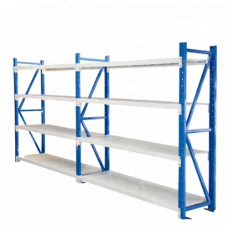 Steel box beam double deep pallet racking for warehouse