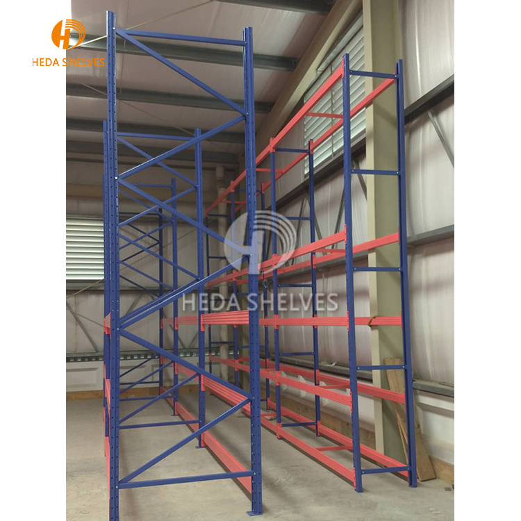 Heavy Duty Warehouse Storage Rack pallet racking metal storage shelf adjustable level shelves