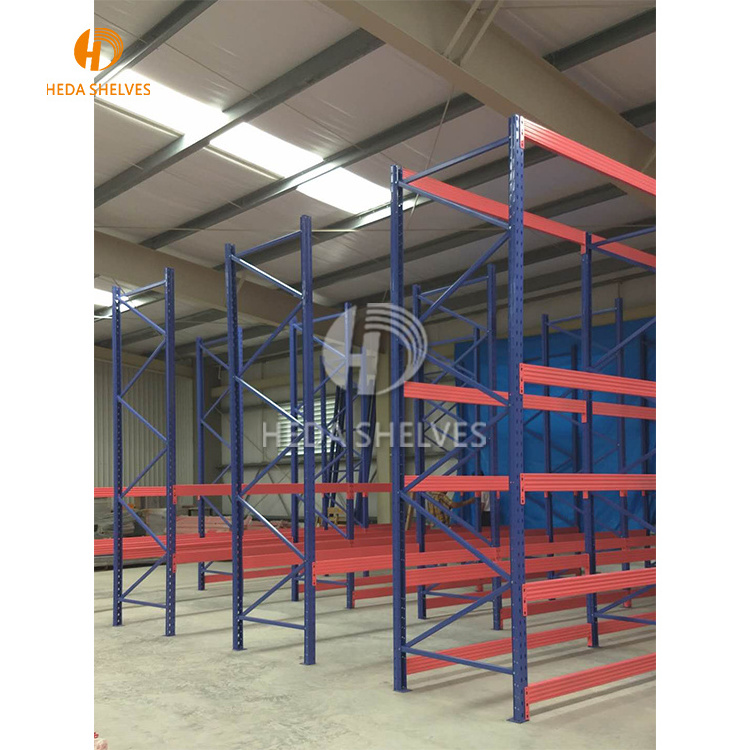 Heavy Duty Warehouse Storage Rack pallet racking metal storage shelf adjustable level shelves