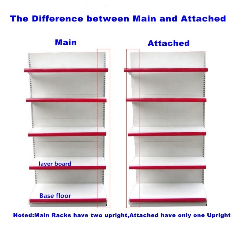 Grocery Store Display Racks /Shelves For General Store Supermarket Shelf gondola shelving