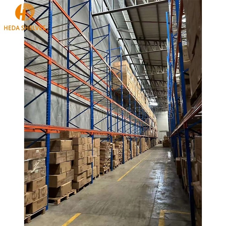 Customized Industrial Rack Heavy Duty Pallet Rack System Warehouse Storage Shelf Shelved Racking Metal Storage Rack Shelving