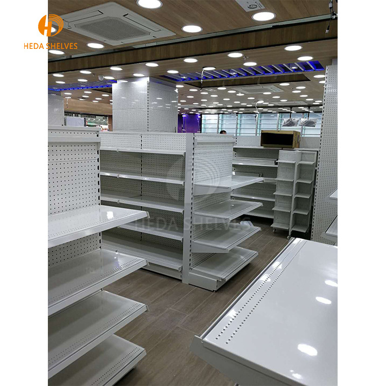 Various styles supermarket display shelf, display stand for gondola shelving