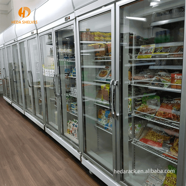 Manufacture Wholesale Supermarket Deluxe Split Vertical Refrigerating Display Cabinet