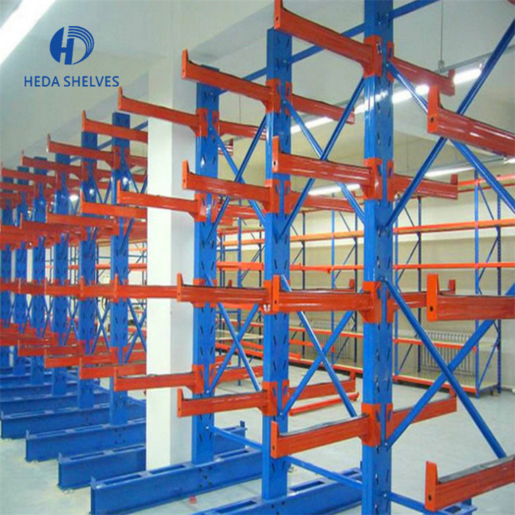 Wholesale height adjustable storage shelf galvanized heavy duty cantilever rack