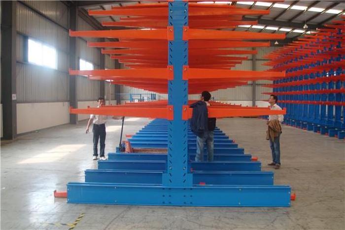 High quality long bulky storage cantilever rack for furniture, lumber, tubing, textiles