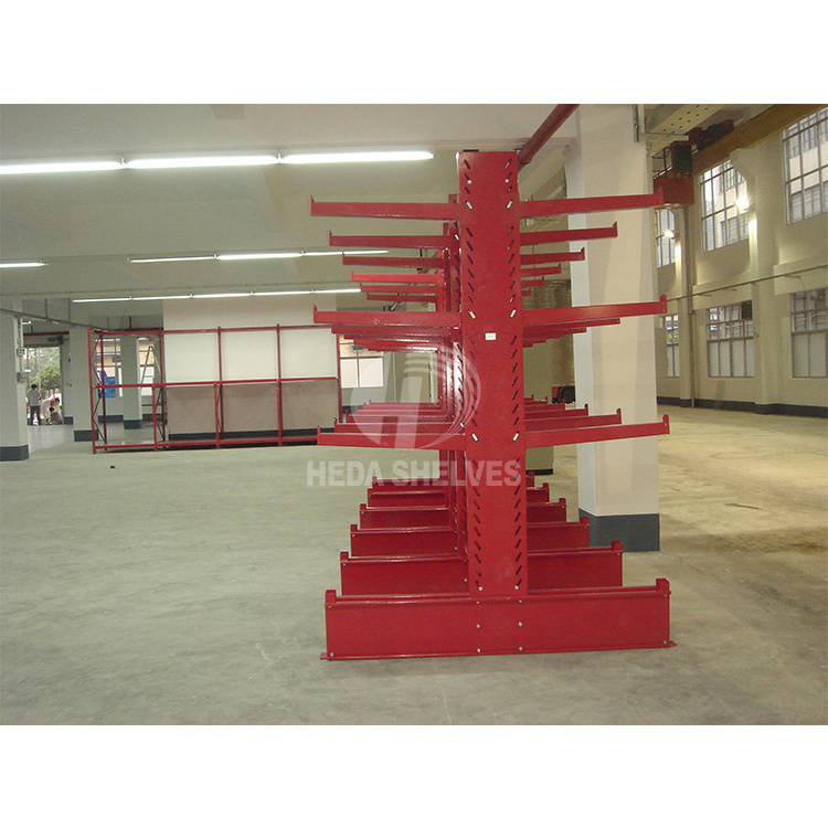 Adjustable Heavy Duty Cantilever Rack/arm Racking /cantilever Shelf Warehouse Rack Steel Ce Corrosion Protection