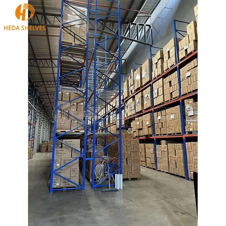 Custom Heavy Duty Shelving 1000 kg Layer Garage Black 4 Tier Warehouse Storage Metal Stacking Shelf Rack Unit for Warehouse