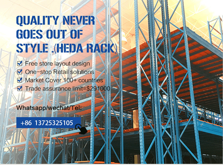 Heda Heavy duty industrial warehouse Storage rack shelf steel Racking System for stacking racks & shelves