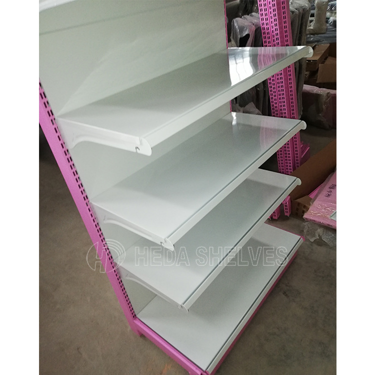 Customized Heda shelves store display gondola shelving fashionable grocery store used shelves for sale