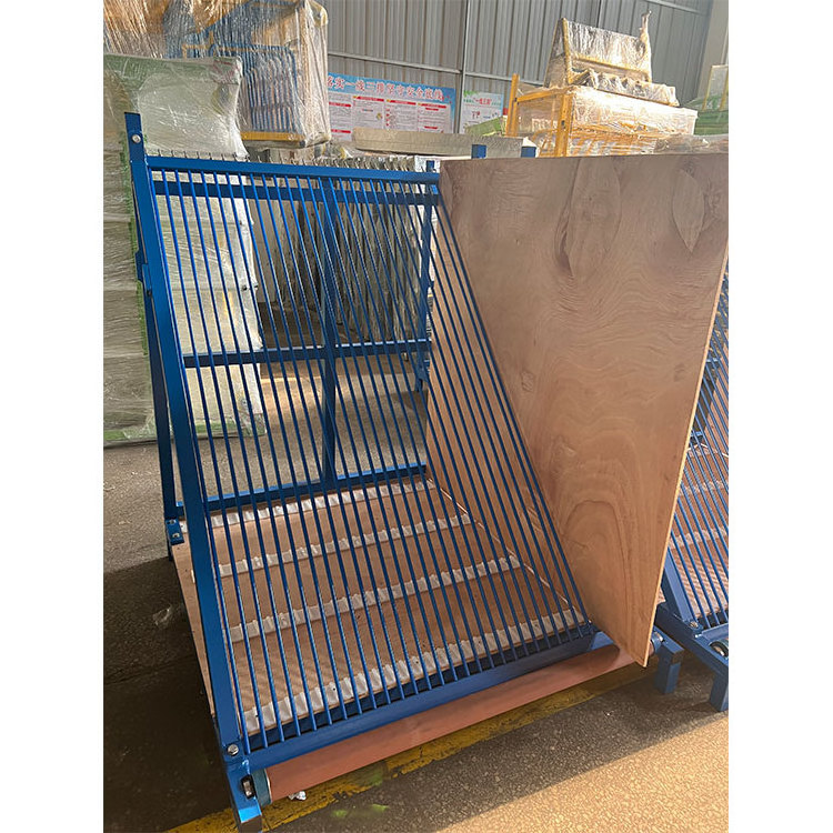 Customized Glass Harp Racks Heavy Duty Stand Steel Storage Vertical Racks For Transportation Storing