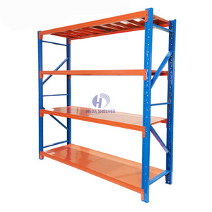 Warehouse Rack Storage Shelf Organizer Light Duty Shelf Stacking Racking Stainless Steel Shelf Boltless Steel Rack