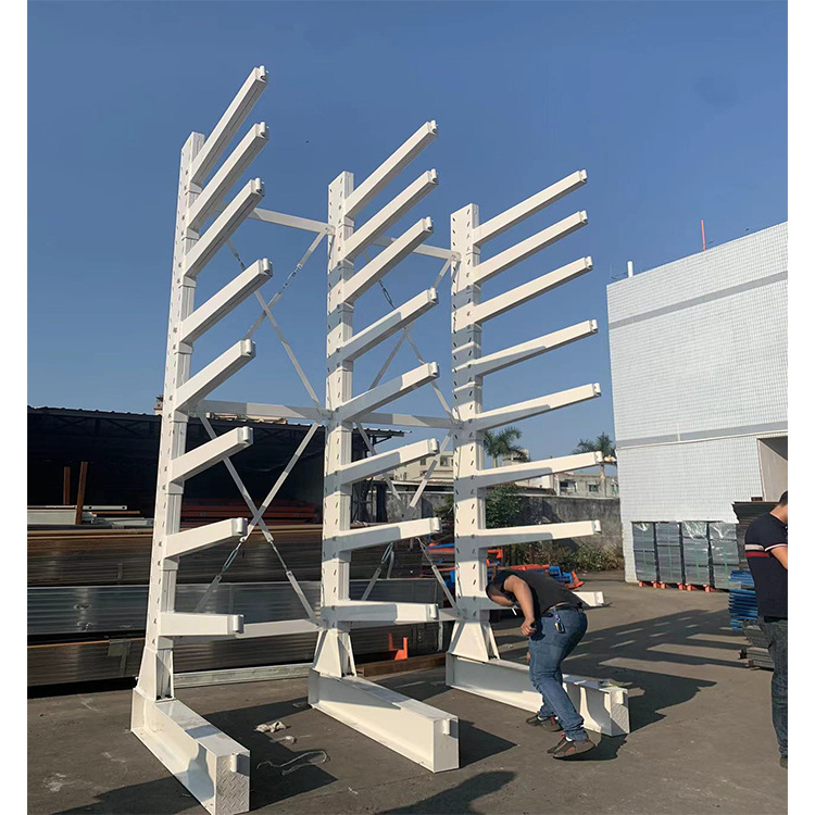 Customized Cantilever Racking System Cantilever car lumber rack heavy duty cantilevered arm racks